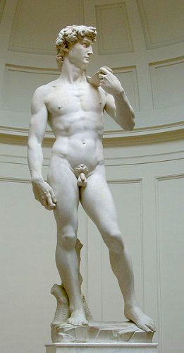 Michelangelo's David, Galleria dell'Academia, Florence, Italy