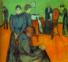 undefined Edvard Munch, Death in the Sick Room, Oslo, Norway