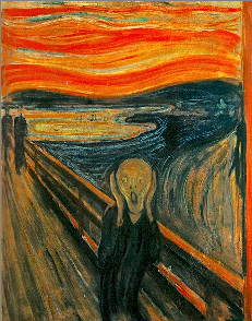 Edvard Munch, Shrik (The Scream), Munch Museum, Oslo, Norway Edvard Munch, Shrik, The Scream, Oslo, Norway, Munch Museum of Art
