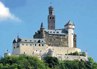 The Marksburg, Lorelei Valley, Germany The Marksburg, Lorelei Valley, Germany