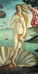 Birth of Venus, Botticelli, Galleria degli Uffizi, Florence, Italy