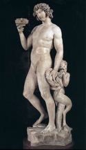 Bacchus, Michelangelo, Museo Nazionale del Bargello, Florence, Italy